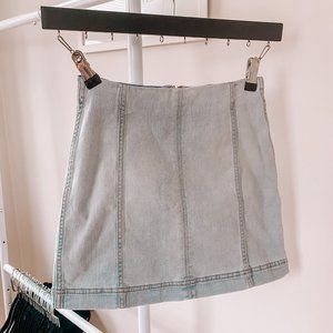Lightwash Denim Skirt